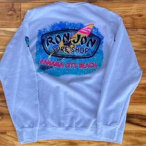 Ron Jon Surf Shop White crewneck sweatshirt